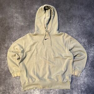Nike Center Swoosh Faded‎ Sea Foam Green Mint Hoodie Sweatshirt Men's Medium